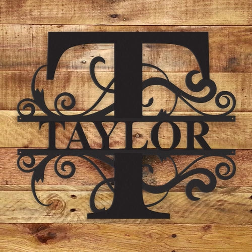 Custom Monogram Sign – Because Basic Walls Are Not Invited