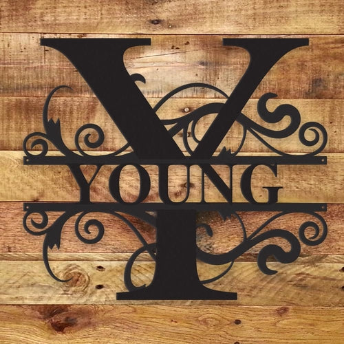 Custom Monogram Sign – Because Basic Walls Are Not Invited