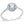 Bye Felicia Goods® Clear CZ Ring – High-Polish Stainless Steel Sparkle, classic.