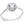 Bye Felicia Goods® Clear CZ Ring – High-Polish Stainless Steel Sparkle, classic.