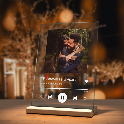 Acrylic Music Keepsake – Custom Song + Picture for Loved Ones