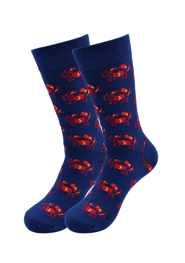 Bye Felicia Goods® Real Sic Crab Socks - Trendy Executive Socks – Unisex Comfort with Style