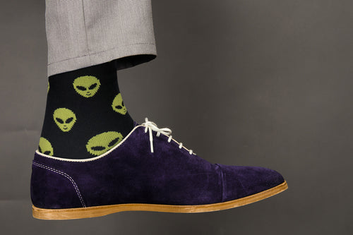 Area 51 Approved – Alien Crew Socks for Humans (Maybe)