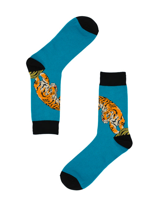 Be the Damn Tiger 🐅 Cotton Crew Socks