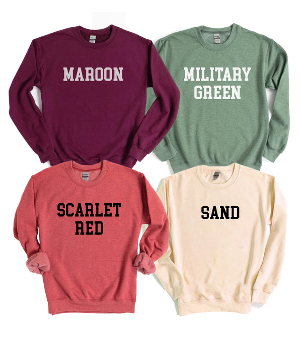 Bye Felicia Goods® “Faith” Vertical Script Sweatshirt – Women’s Cozy Crewneck