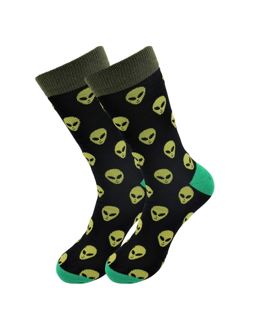 Area 51 Approved – Alien Crew Socks for Humans (Maybe)