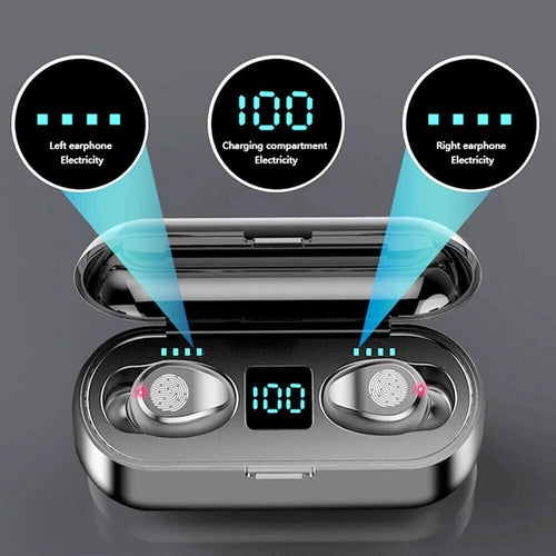 Dragon Wireless Earbuds – Touch Control, Power Case & Serious Vibes