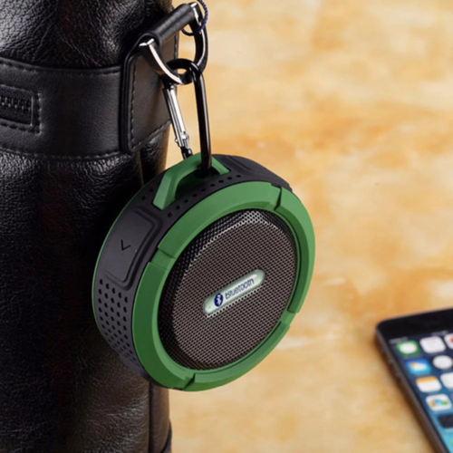Rugged Mini Bluetooth Speaker – Waterproof, Portable & Suction-Ready