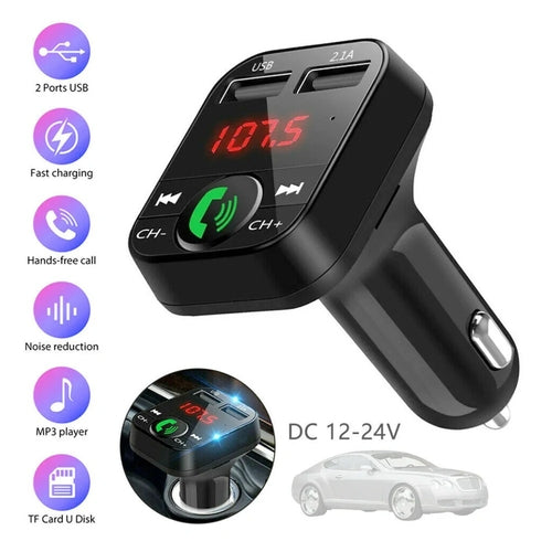 The Everything Car Plug – USB Charger, Bluetooth & FM Magic