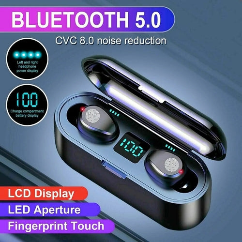 Dragon Wireless Earbuds – Touch Control, Power Case & Serious Vibes