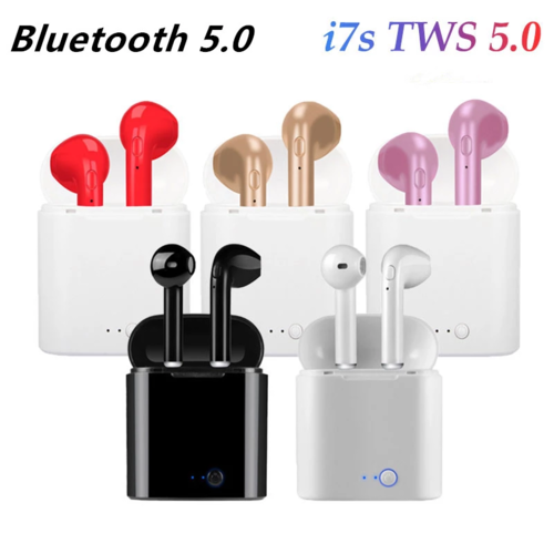 i7s Bluetooth Earbuds – No Cords, No Stress, Just Vibes