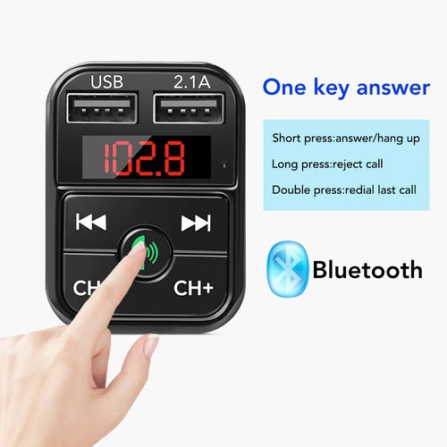 The Everything Car Plug – USB Charger, Bluetooth & FM Magic