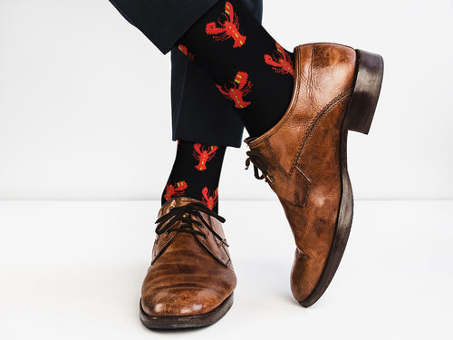 What's for Dinnah – Lobster Crew Socks