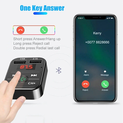 The Everything Car Plug – USB Charger, Bluetooth & FM Magic