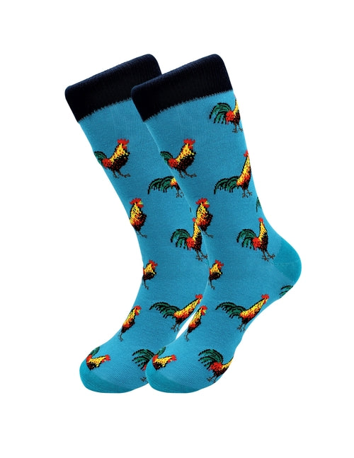 Cluck Around & Find Out – Rooster Crew Socks 🐔