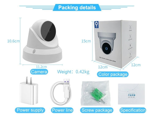 No Sneaking Past This Queen – 1080P HD WiFi Camera with 2-Way, Motion Alert, Night Vision