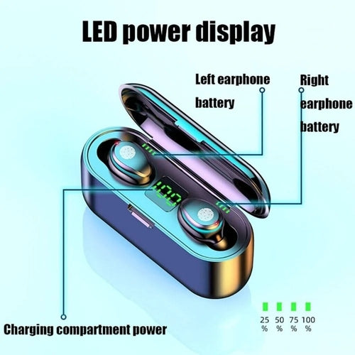 Dragon Wireless Earbuds – Touch Control, Power Case & Serious Vibes