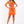 Bring the Heat – Orange Corset Skirt Set