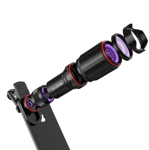 Stalker-Level Zoom (But Make It Legal) – 32x HD Phone Lens with Tripod