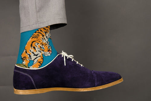Be the Damn Tiger 🐅 Cotton Crew Socks