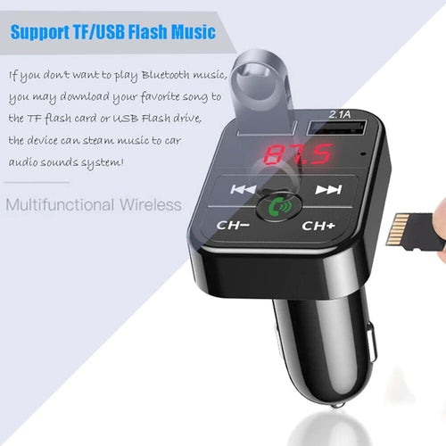 The Everything Car Plug – USB Charger, Bluetooth & FM Magic