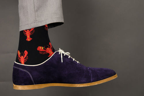 What's for Dinnah – Lobster Crew Socks