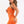 Bring the Heat – Orange Corset Skirt Set