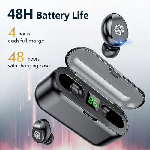 Dragon Wireless Earbuds – Touch Control, Power Case & Serious Vibes