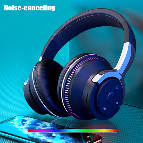 Wireless RGB Gaming Headset – Ninja Dragon Bluetooth 5.1 with Noise Canceling & Mic