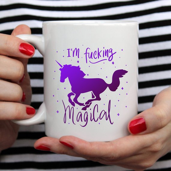 Bye Felicia Goods® “I’m F*cking Magical” Funny Coffee Mug – 11oz Ceramic