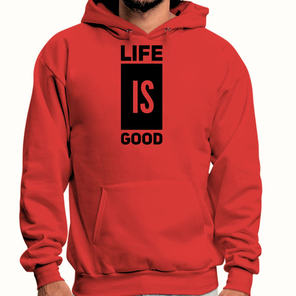 Mens Graphic Hoodie Life is Good-2