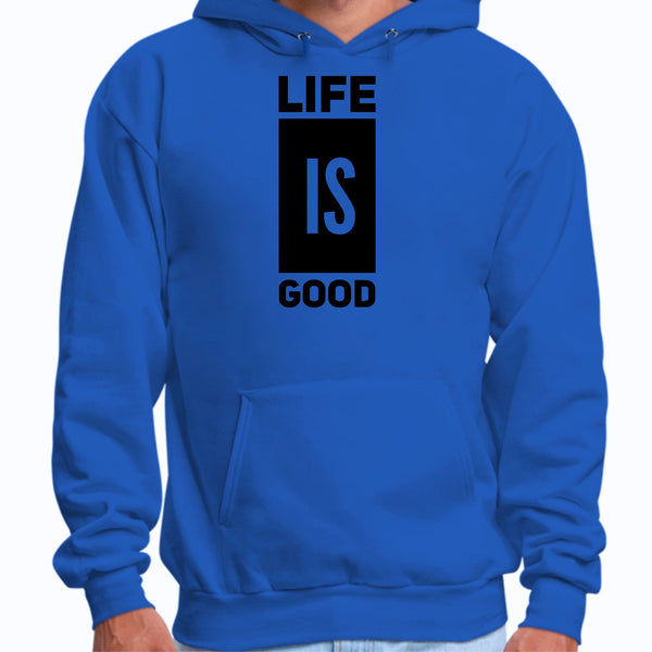 Mens Graphic Hoodie Life is Good-3