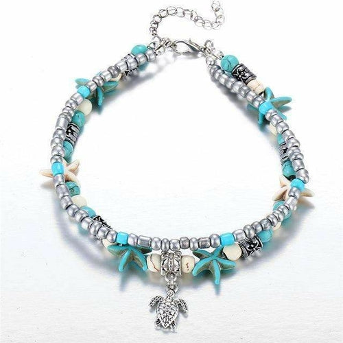 Ocean Vibes Double Layer Anklet