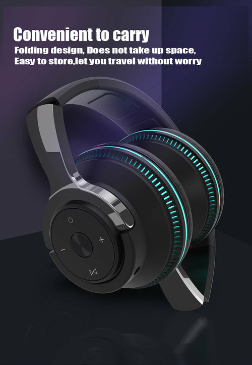 Wireless RGB Gaming Headset – Ninja Dragon Bluetooth 5.1 with Noise Canceling & Mic