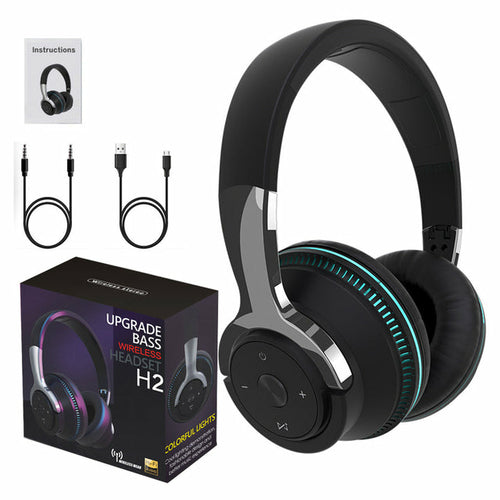 Wireless RGB Gaming Headset – Ninja Dragon Bluetooth 5.1 with Noise Canceling & Mic