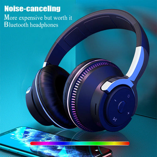 Wireless RGB Gaming Headset – Ninja Dragon Bluetooth 5.1 with Noise Canceling & Mic
