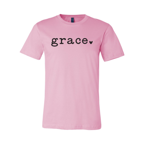 Bye Felicia Goods® “Grace” Heart Graphic T-Shirt – Bella+Canvas Classic Tee