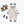 Baby Cartoon Animal Graphic Snap Button Thick Rompers With Hat-1
