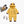 Baby Cartoon Animal Graphic Snap Button Thick Rompers With Hat-2