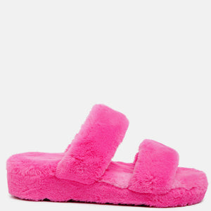 Smoothie Fur Slip-On Flats-8
