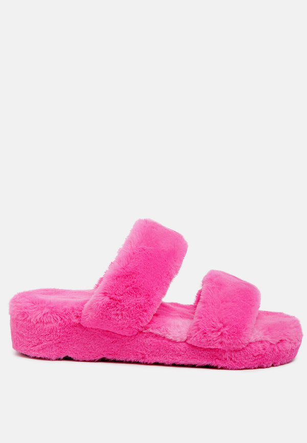 Smoothie Fur Slip-On Flats-8