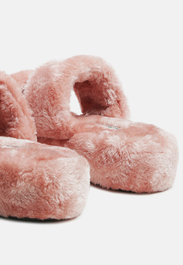 Smoothie Fur Slip-On Flats-2