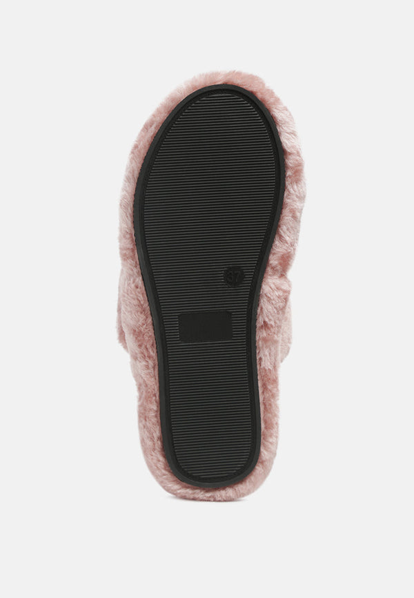 Smoothie Fur Slip-On Flats-4